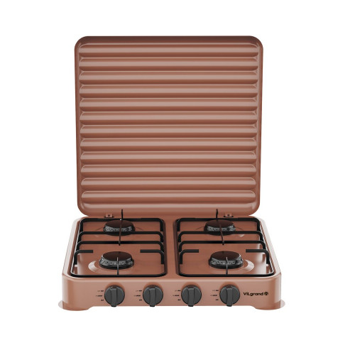 Плита настольная газовая Vilgrand VGP-4042 Brown
