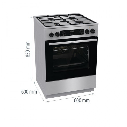 Плита комбинированная GORENJE GKS6C70XJ