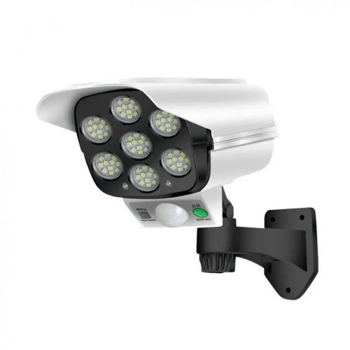 Фонарь уличный 77 COB LED с датчиком движения и солнечной панелью