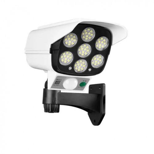 Фонарь уличный 77 COB LED с датчиком движения и солнечной панелью