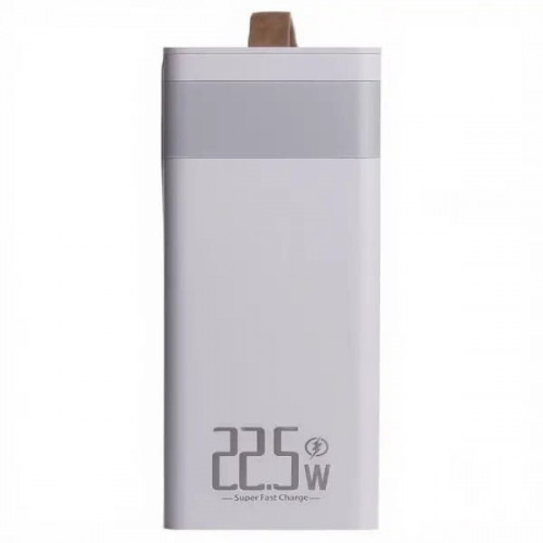 Внешний аккумулятор (павербанк) HP-N50 LEVINO 30000 mAh с фонариком USB-C/USB-A/MicroUSB
