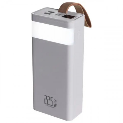 Внешний аккумулятор (павербанк) HP-N50 LEVINO 30000 mAh с фонариком USB-C/USB-A/MicroUSB