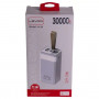 Внешний аккумулятор (павербанк) HP-N50 LEVINO 30000 mAh с фонариком USB-C/USB-A/MicroUSB
