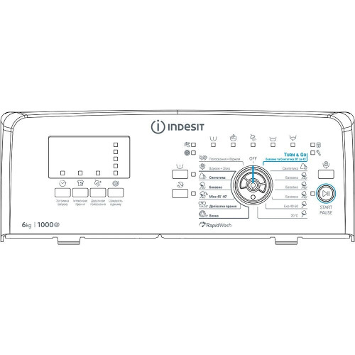 Стиральная машина вертикальная INDESIT BTW S60400 EU/N
